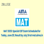 MAT 2025 Special CBT Exam Scheduled for Today June 20 Result by July 24 at mat aima in